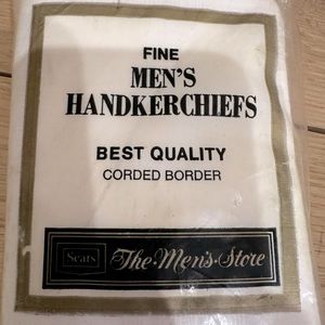 Vintage Sear's Men's Handkerchiefs, never opened